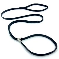 Výstavné vodítko so štipcom ploché čierne